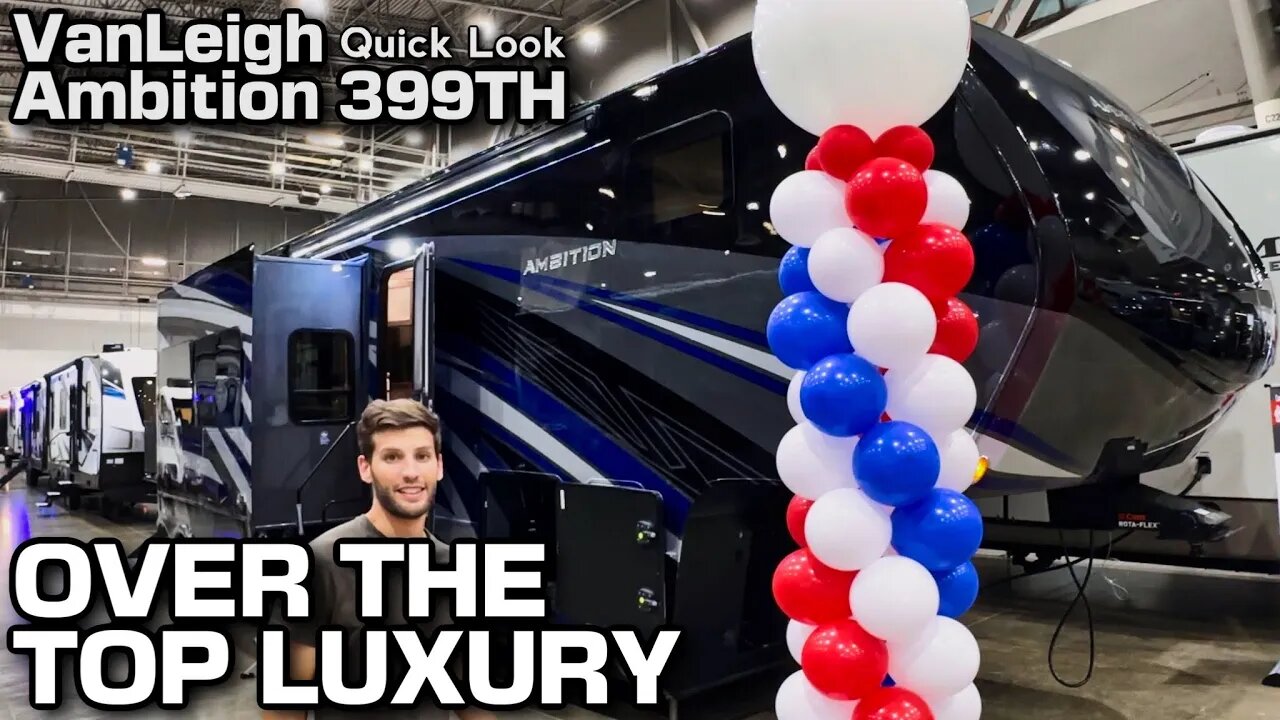 OVER THE TOP LUXURY | Vanleigh Ambition 399TH Fifth Wheel Toy Hauler - Quick Look