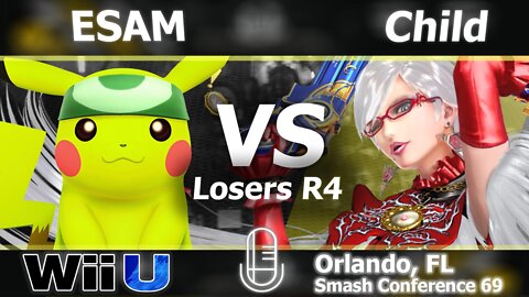 PG|ESAM (Pikachu) vs. Child (Bayonetta) - Wii U Losers R4 - SC:69