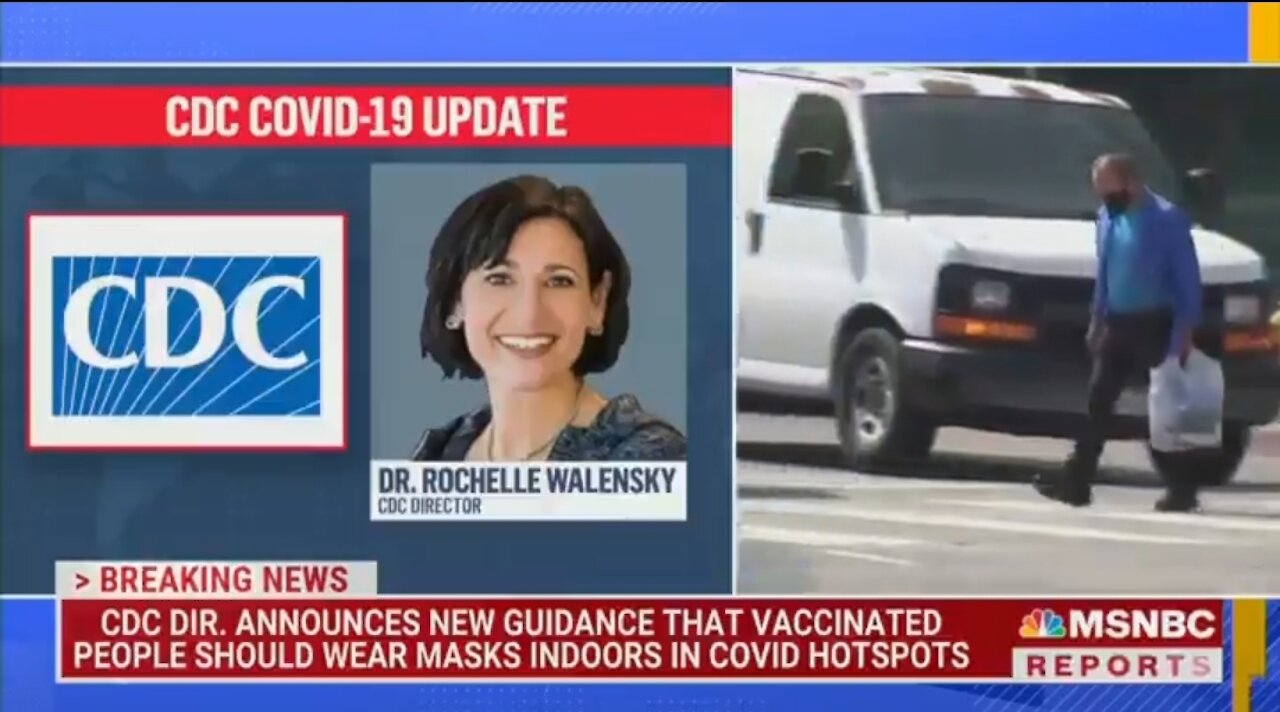 CDC Now Telling Vaccinated To Wear Masks Inside And Outside