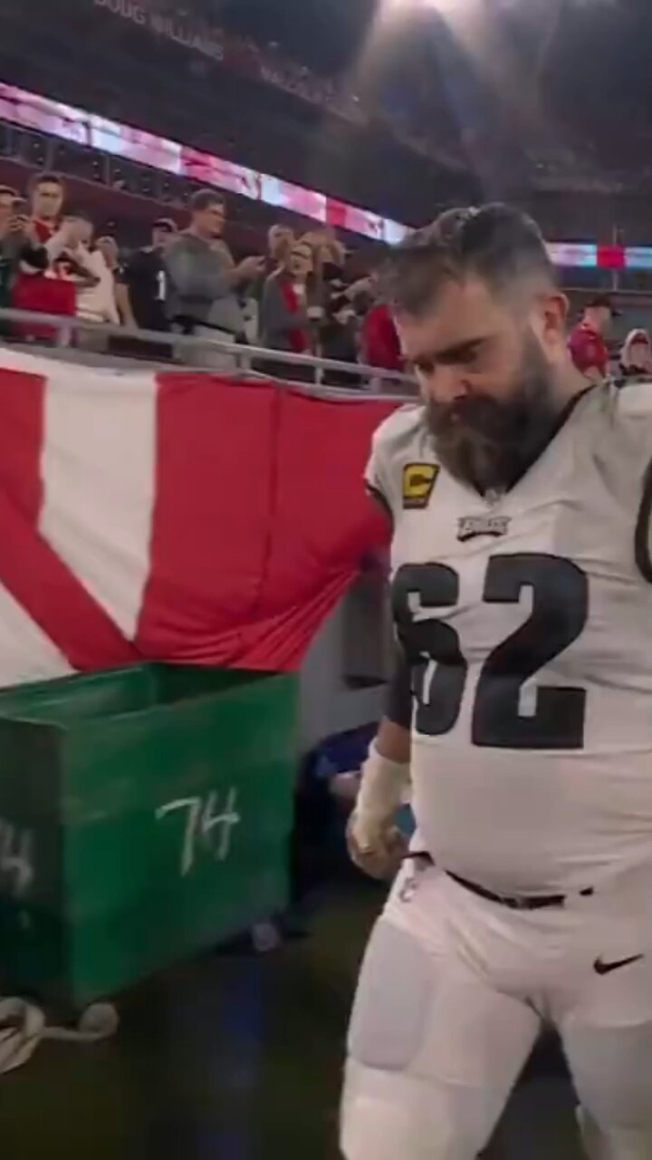 Jason Kelce's Emotional Farewell Tears Flow in Suspected Final NFL Game