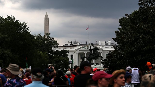 White Nationalist Rally In DC Outnumbered By Police, Counterprotesters