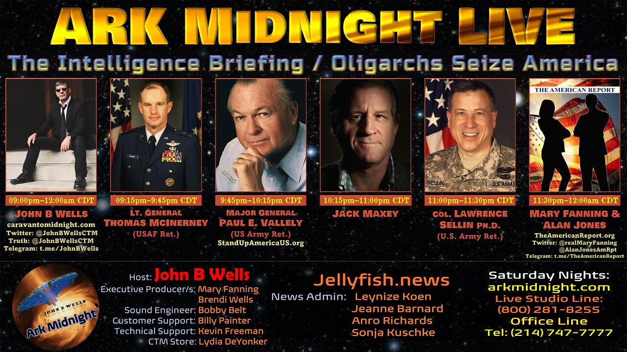 The Intelligence Briefing / Oligarchs Seize America - John B Wells LIVE