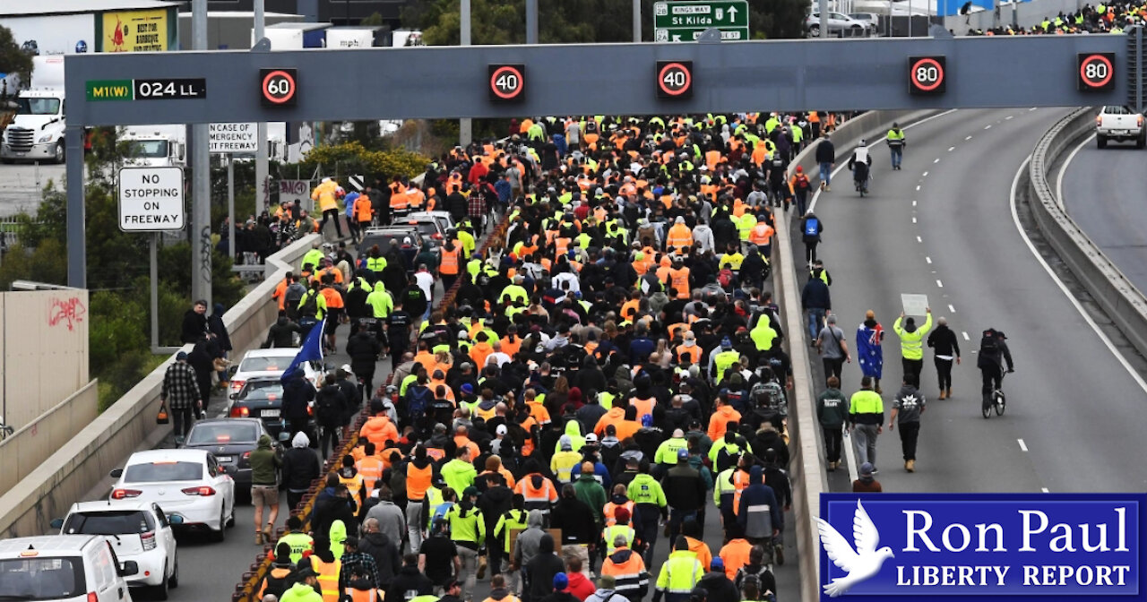 Construction Workers Revolt In Melbourne Against Mandated Vaccines