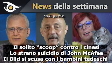 News della settimana (19-25 giu 2021)