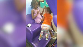 Tot Girl Scared Of Chuck E Cheese