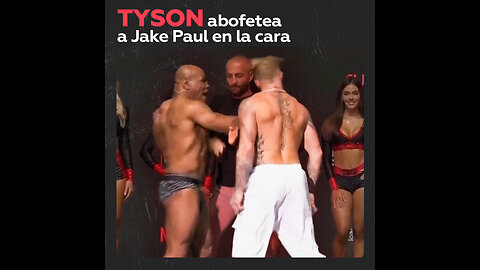 ¿Por qué Tyson cachetea a Jake Paul en la cara?