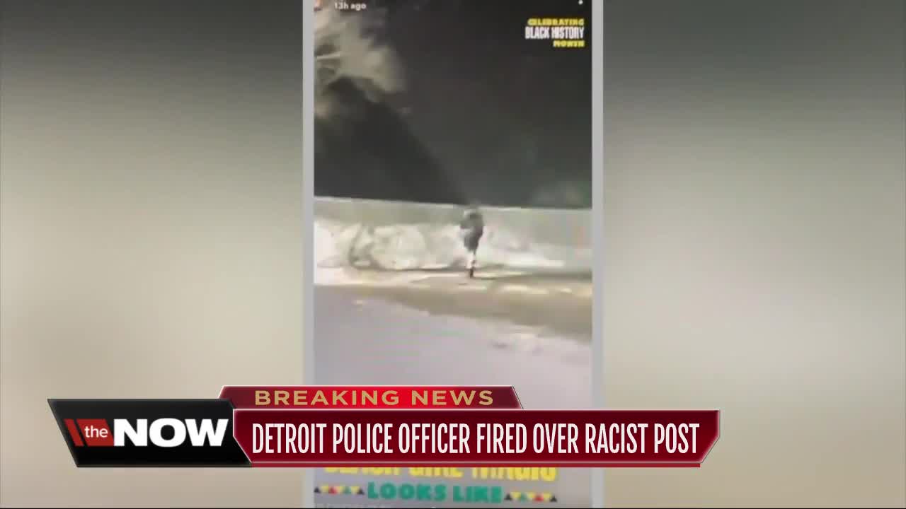 Detroit police officer accused of posting racist Snapchat video fired