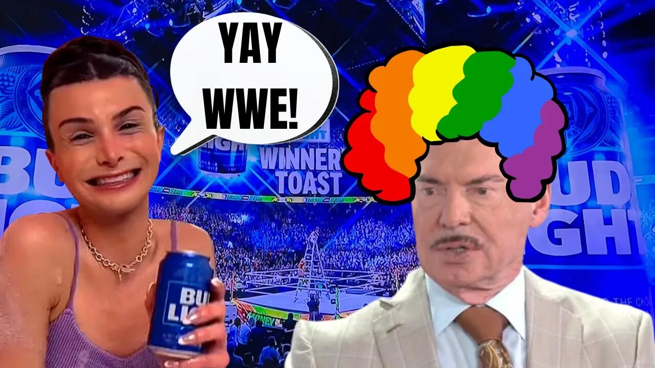 Wrestling Fans DESTROYS WWE after BUD LIGHT SPONSORS Money In The Bank! Dylan Mulvaney Boycott LIVES