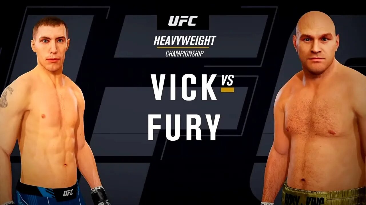 EA Sports UFC 4 Gameplay Tyson Fury vs James Vick