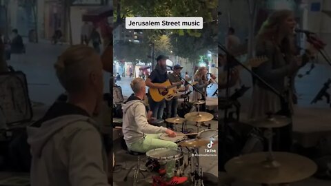 Jerusalem street music!