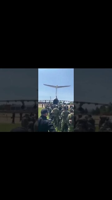 Catching a flight to the Russians front lines.