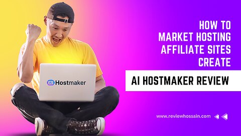 AI HostMaker Review – World’s first Hosting Affiliate Site Builder