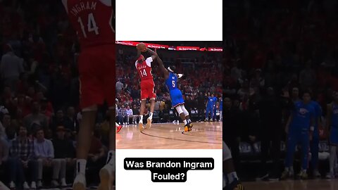 Was Brandon Ingram Fouled On This 3? 🤔