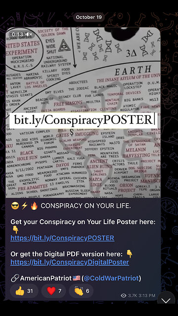 😎⚡️🔥 CONSPIRACY ON YOUR LIFE.