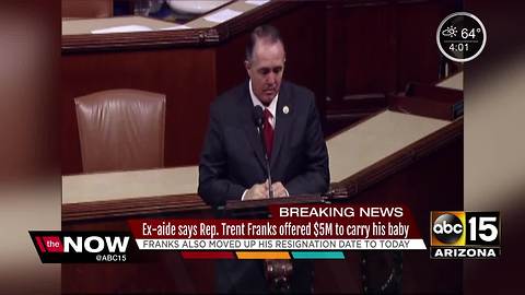 UPDATE: Franks offers $5M for aide to carry baby