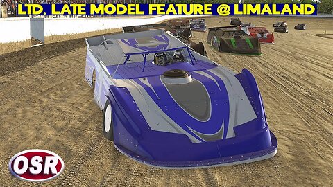 Official Limited Late Model Race - Limaland Speedway - iRacing Dirt #iracing #dirtracing