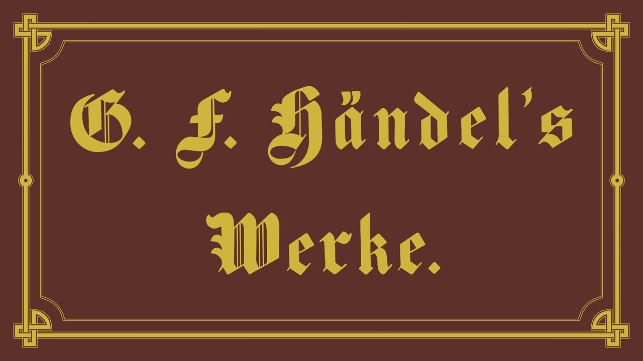 As With Rosy Steps - from Theodora by Georg Friedrich Händel
