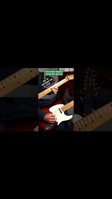 Roctober riff madness! Vote which riff is better, CCR vs Rush #shorts