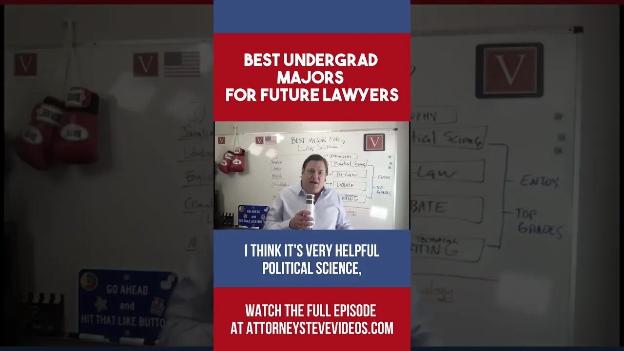 Best undergrad majors for future lawyers by Attorney Steve®