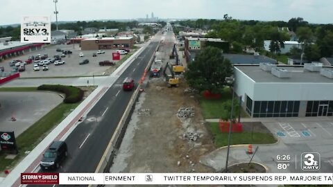 West Broadway reconstruction in fifth and final phase