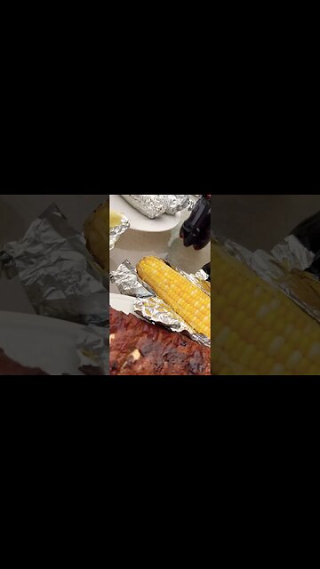 BBQ’d Ribs and Corn on the Cob #bbq #bbqlovers