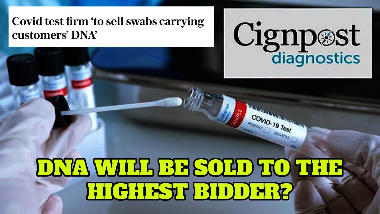 Govt Approved Testing Company Being Investigated For Plans To Sell DNA From Swabs To Third Party
