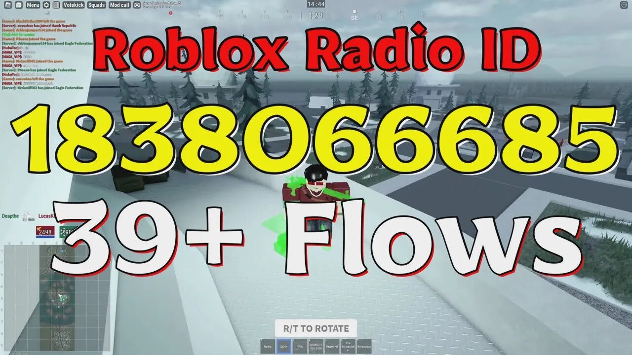 Flows Roblox Radio Codes/IDs