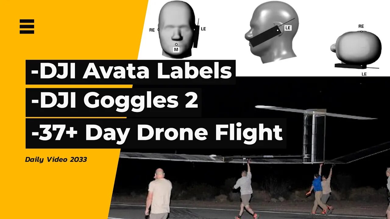 DJI Avata And FPV Goggles 2 Information, Drone Endurance Flight Record