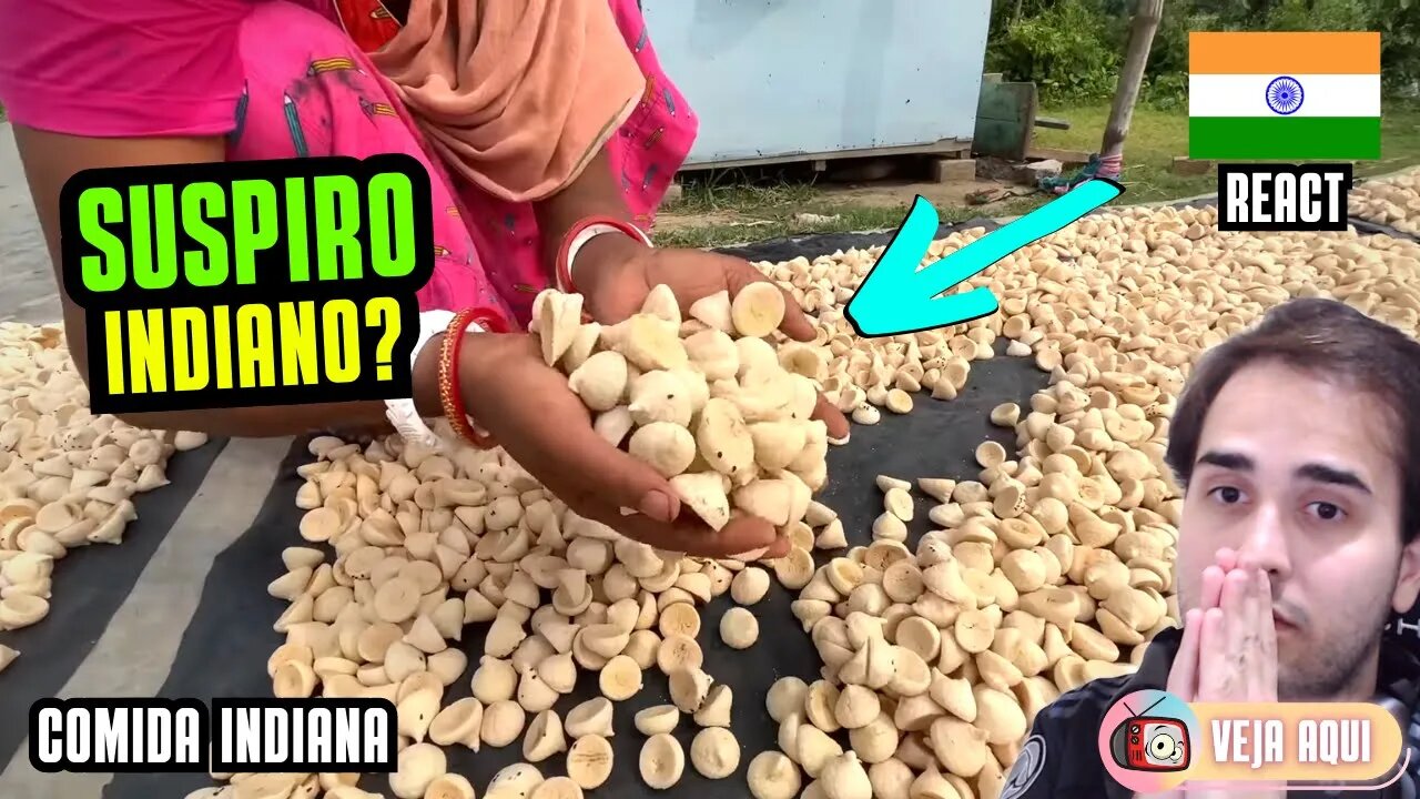 Seria esse o SUSPIRO INDIANO? Reagindo a COMIDAS DE RUA INDIANAS | Veja Aqui Reacts