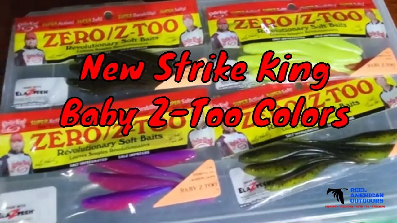 New Strike King Baby Z-Too Colors (2023 Release)