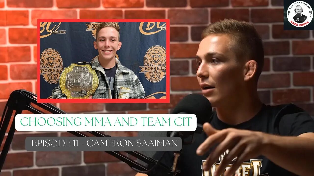 Cameron Saaiman On Choosing MMA Over Other Sports, Joining Team CIT And Meeting Dricus Du Plessis