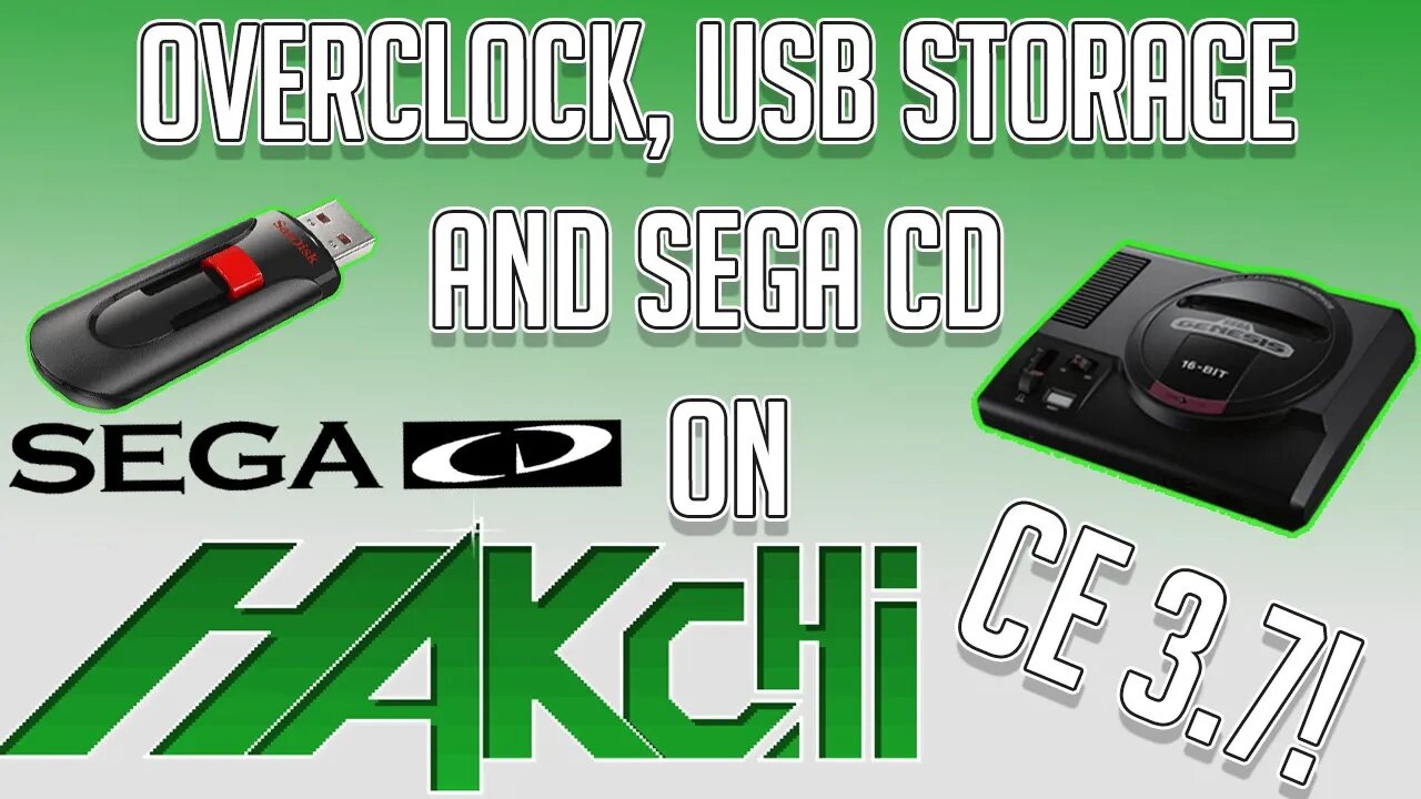 Overclocking, Sega CD and USB Storage on Hakchi for Sega Genesis : MegaDrive Mini