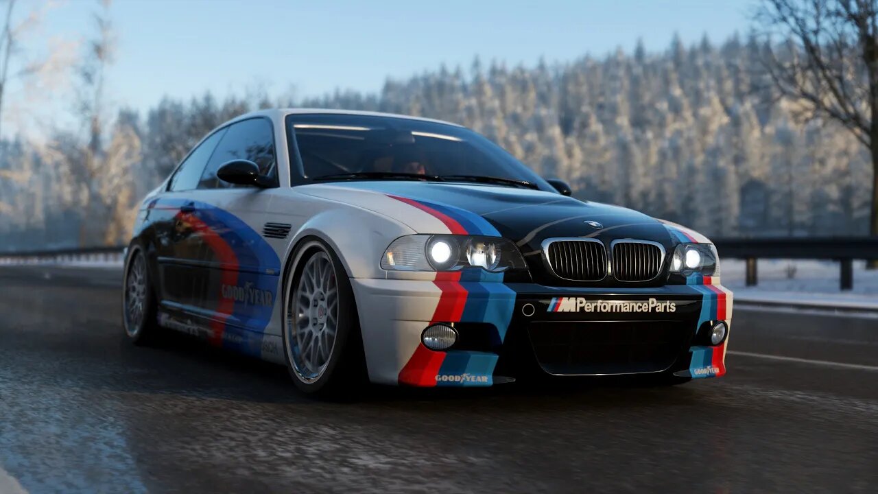 [4K] Forza Horizon 4 | Snowy Circuit Race | BMW M3