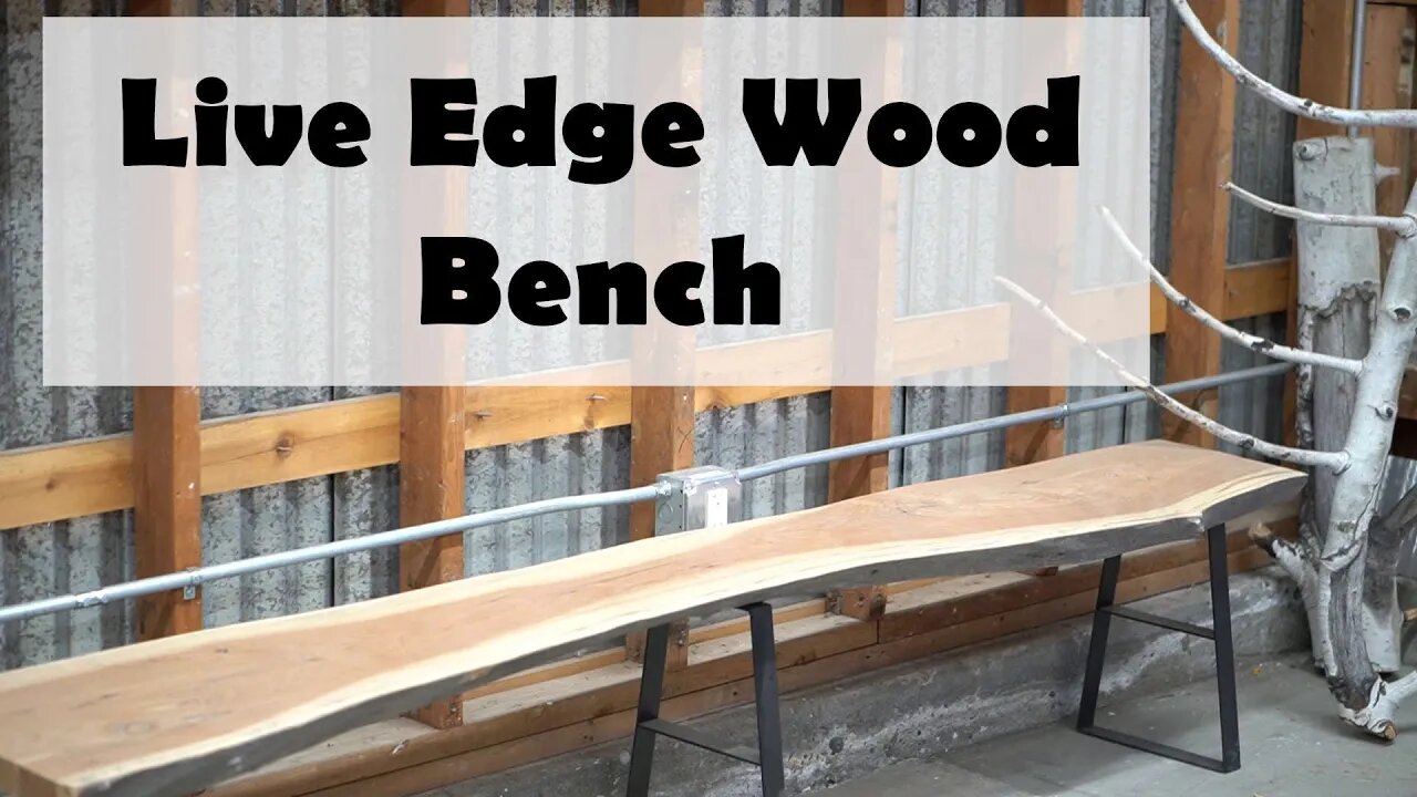 How to Build a Live Edge Bench