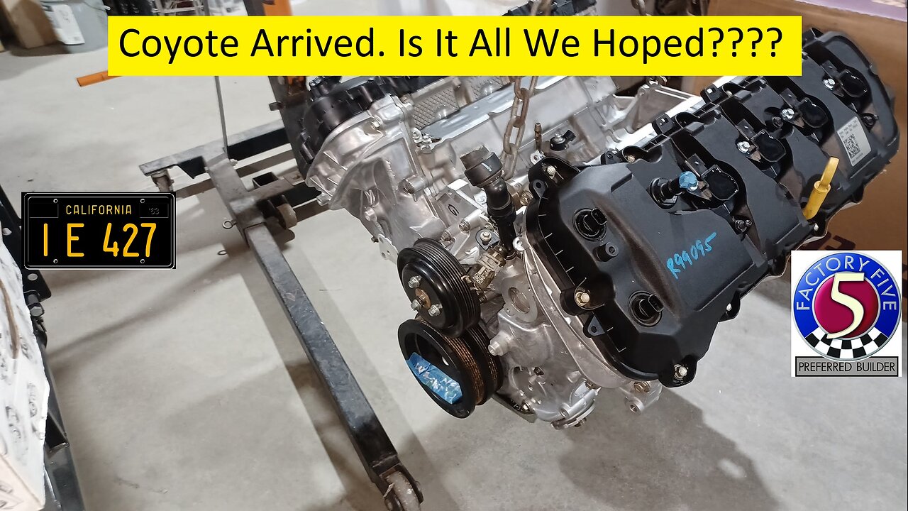 Type 65 Coyote Engine Arrives