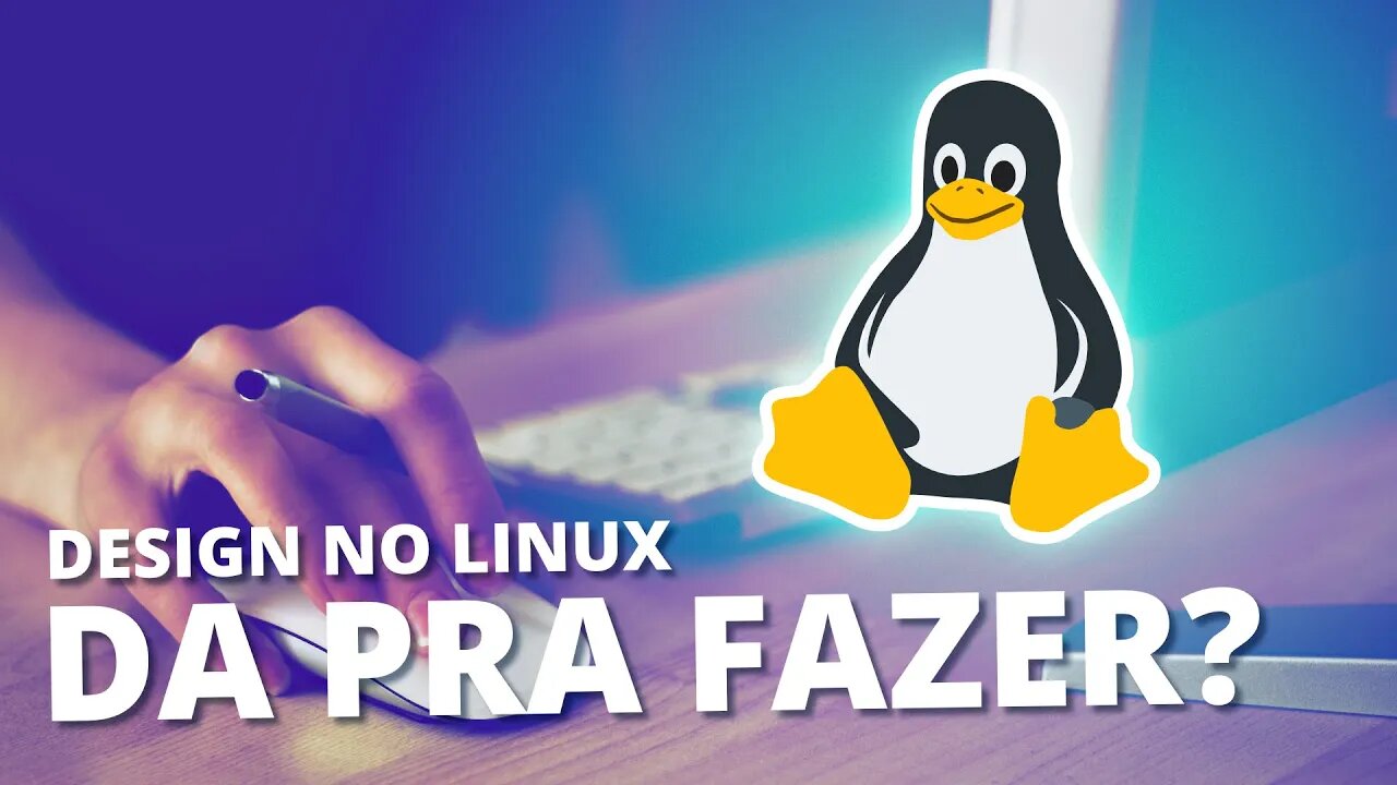 Da pra ser DESIGNER usando LINUX? 🤨
