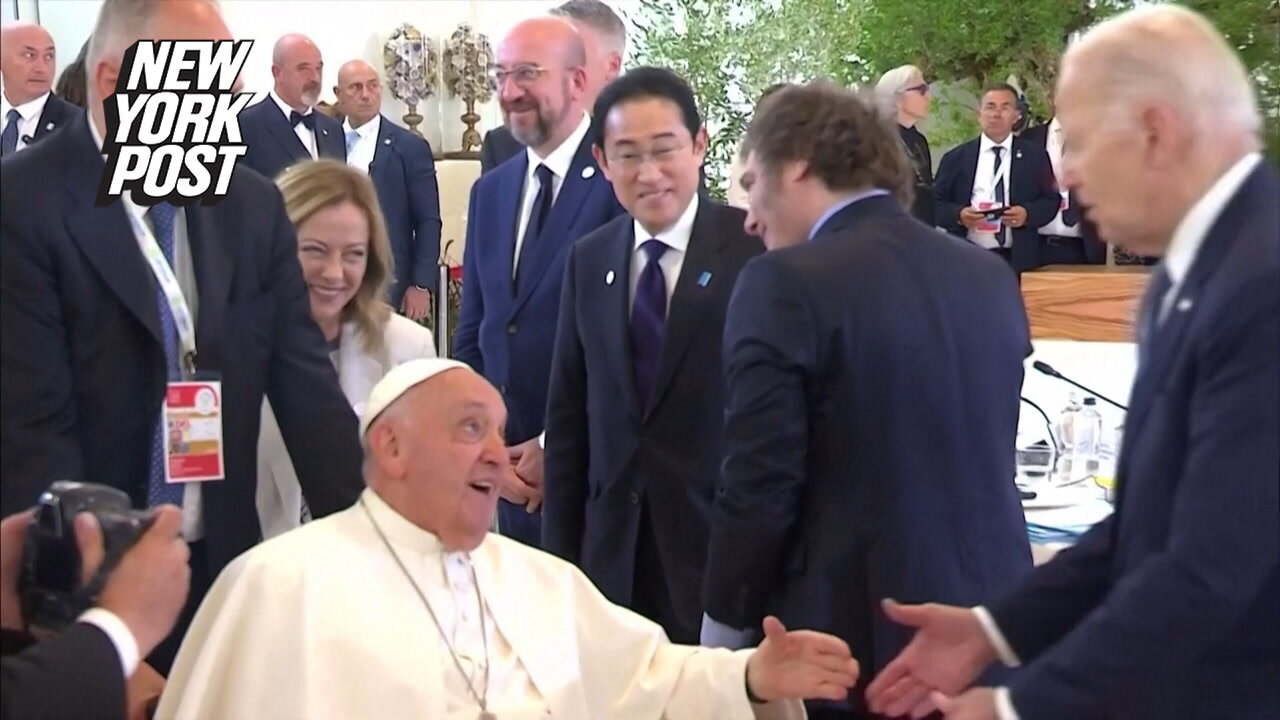 Biden Meets With Pope Francis At G7, Has Bizarre Moment Everyone Is Talking About