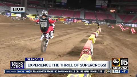 Experience the thrill of supercross in Glendale