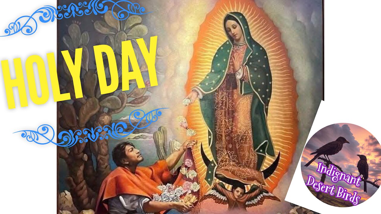 Our Lady of Guadalupe. Mother of Mexico Patron of the Americas Feast Day December 12 #blessedvirgin