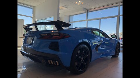 Rapid Blue 2022 Chevrolet Corvette Convertible