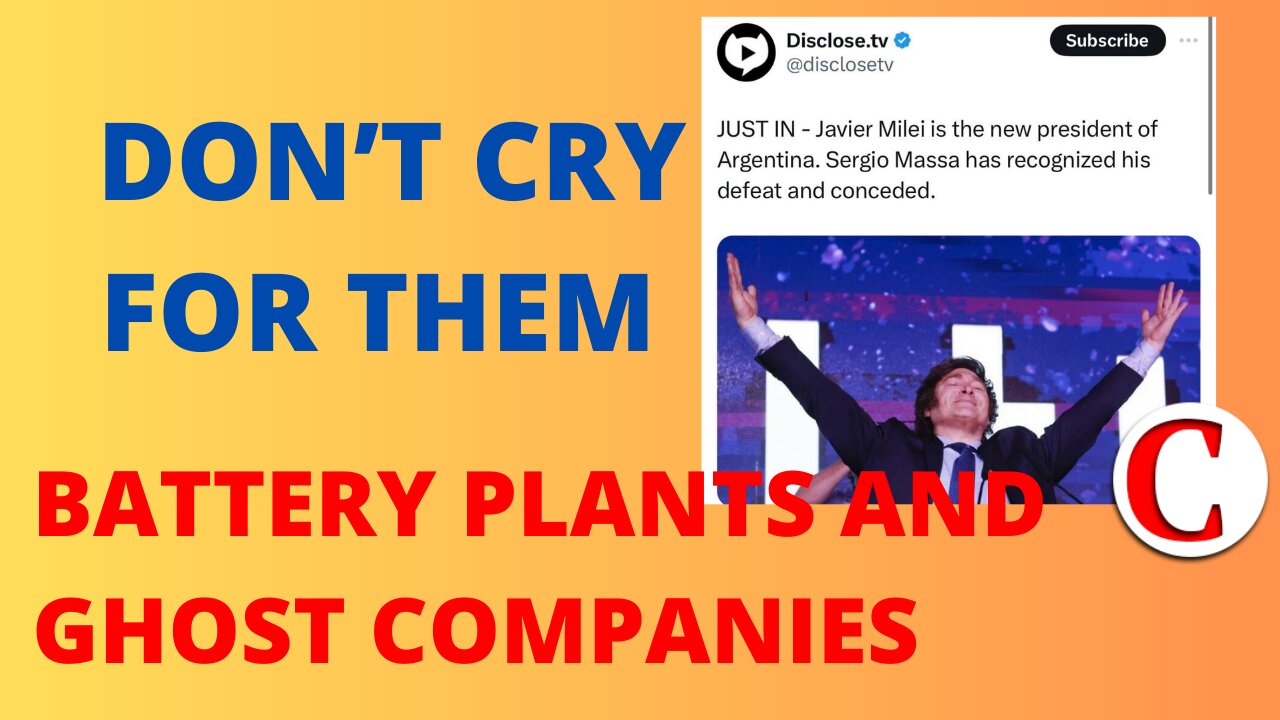 WEF Puppet or Country Fixer, Ghost Companies and EV Waste