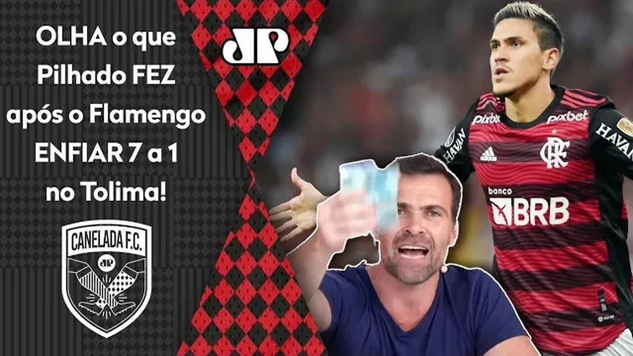 "O Flamengo foi AVASSALADOR! Tem que ser MUITO OTÁRIO para..." OLHA o que Pilhado FEZ após 7 a 1!