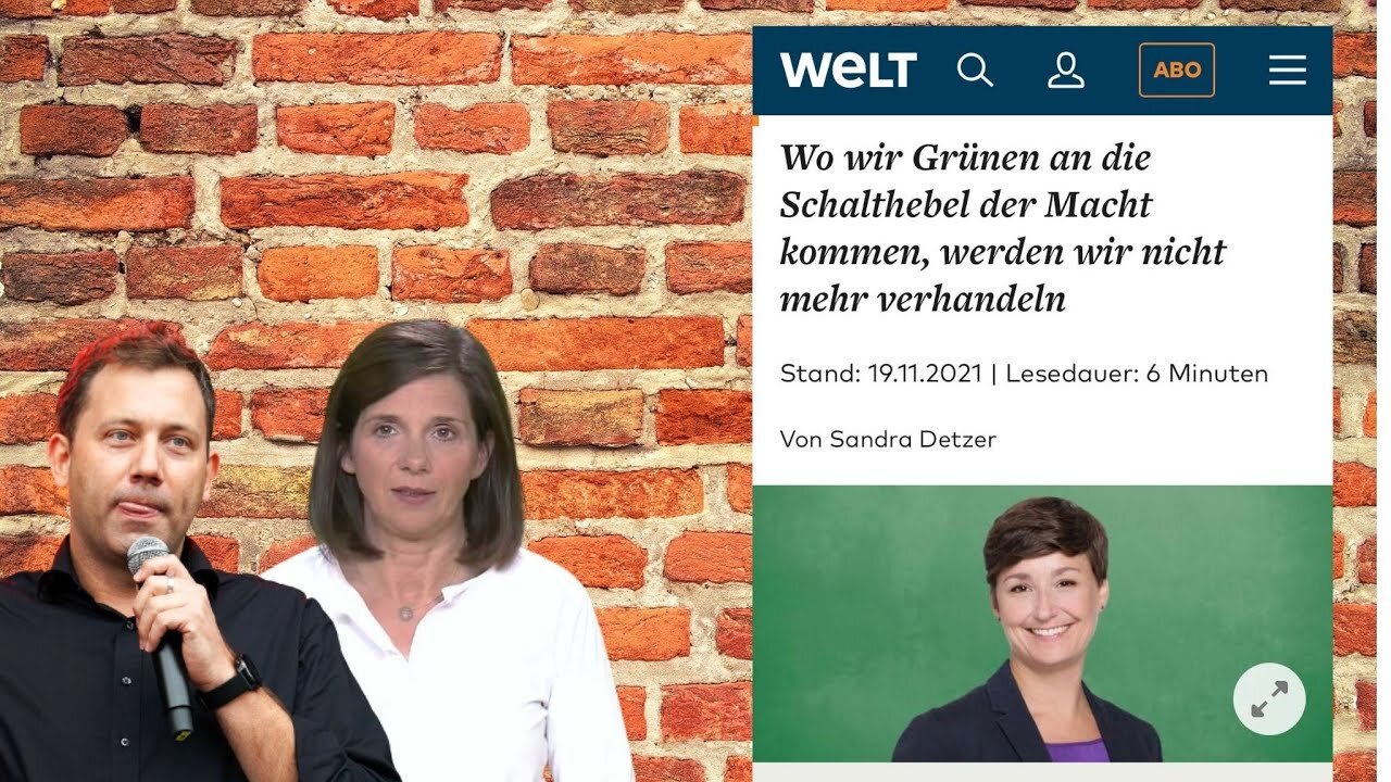 Grüne wollen an den Schalthebel der Macht - Herr Wieler sieht 5te Welle schon jetzt und SPD Blamage