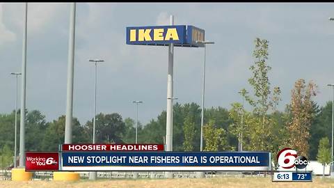 New spotlight near Fishers now operational