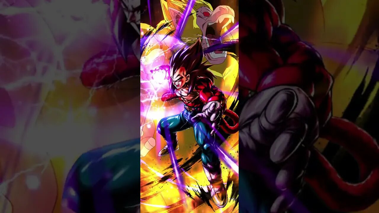 Dragon Ball Legends - Sparking Super Saiyan 4 Vegeta Art/Banner Animation (DBL19-07S)