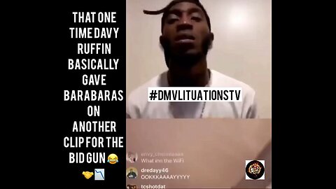 When Davy Ruffin gave ant Glizzy a full clip of bid ammunition 😂🤣