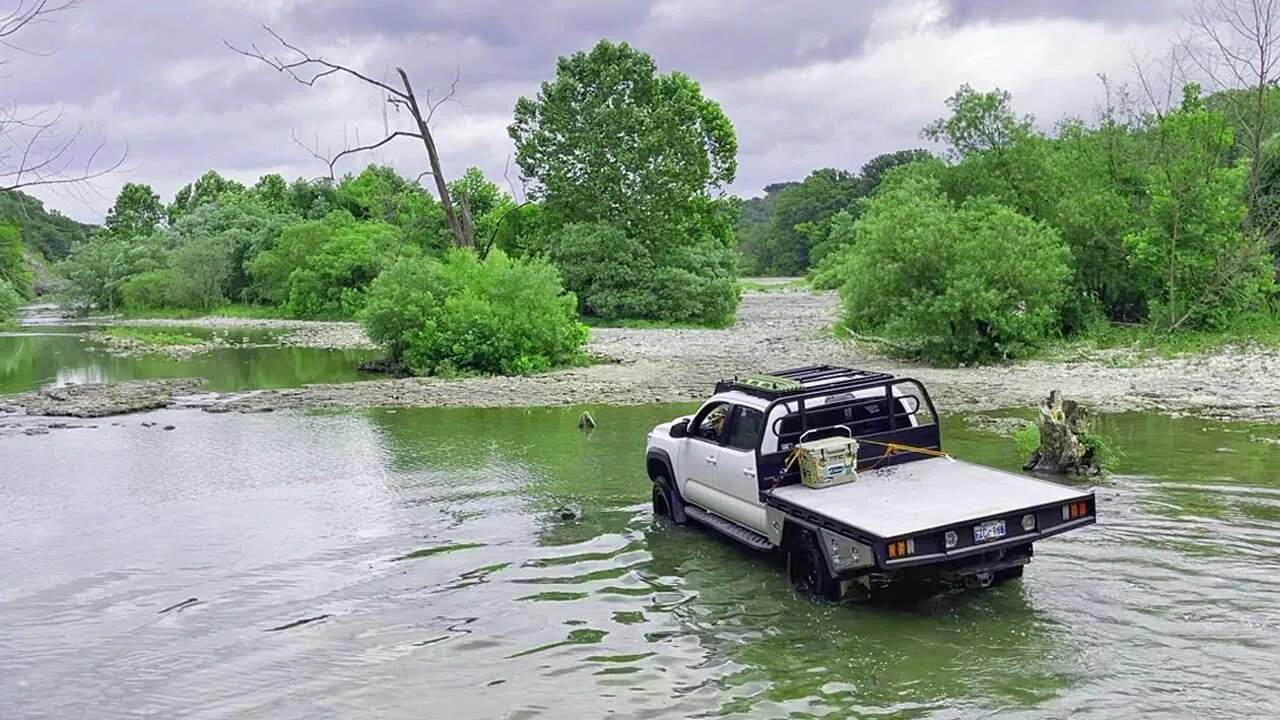 Offroad Water Crossing PARADISE! - Bison Overland Rigs take on Disney, Oklahoma