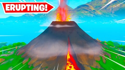 The New "VOLCANO" Event In Fortnite...