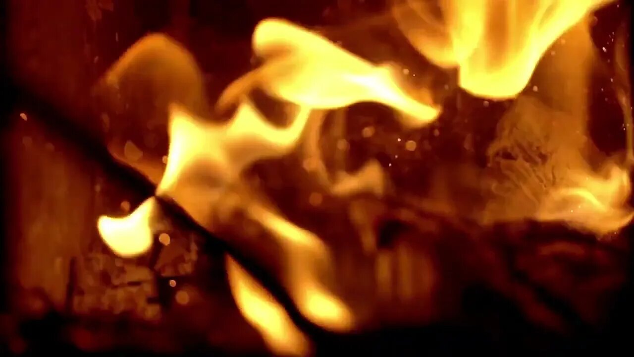 Blazing Fireplace