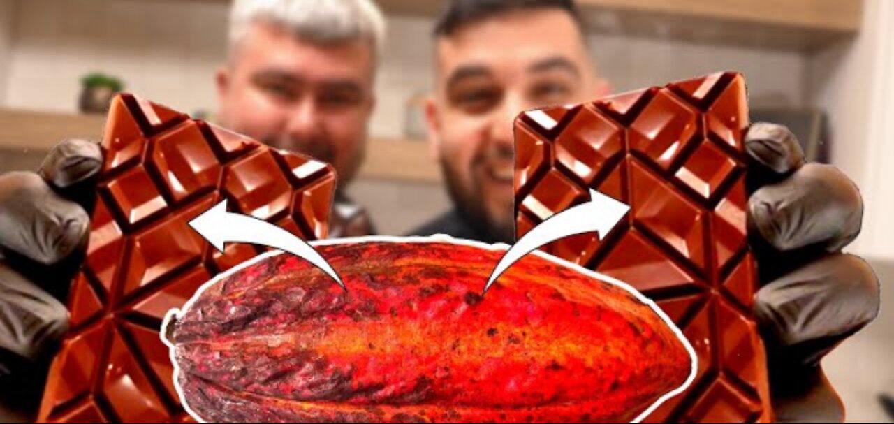 Me and @Hussain Maruf made chocolate from scratch! Watch this video to see how cacao pod is turned